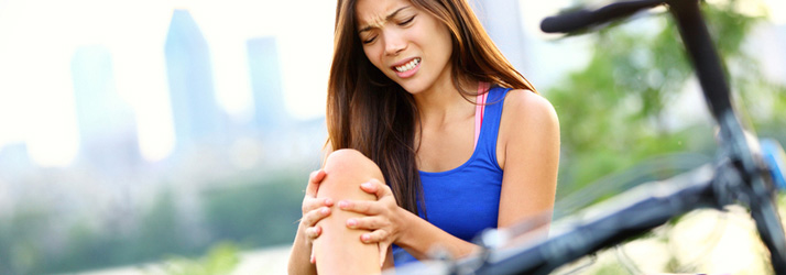 suffering from sprain or strain injury