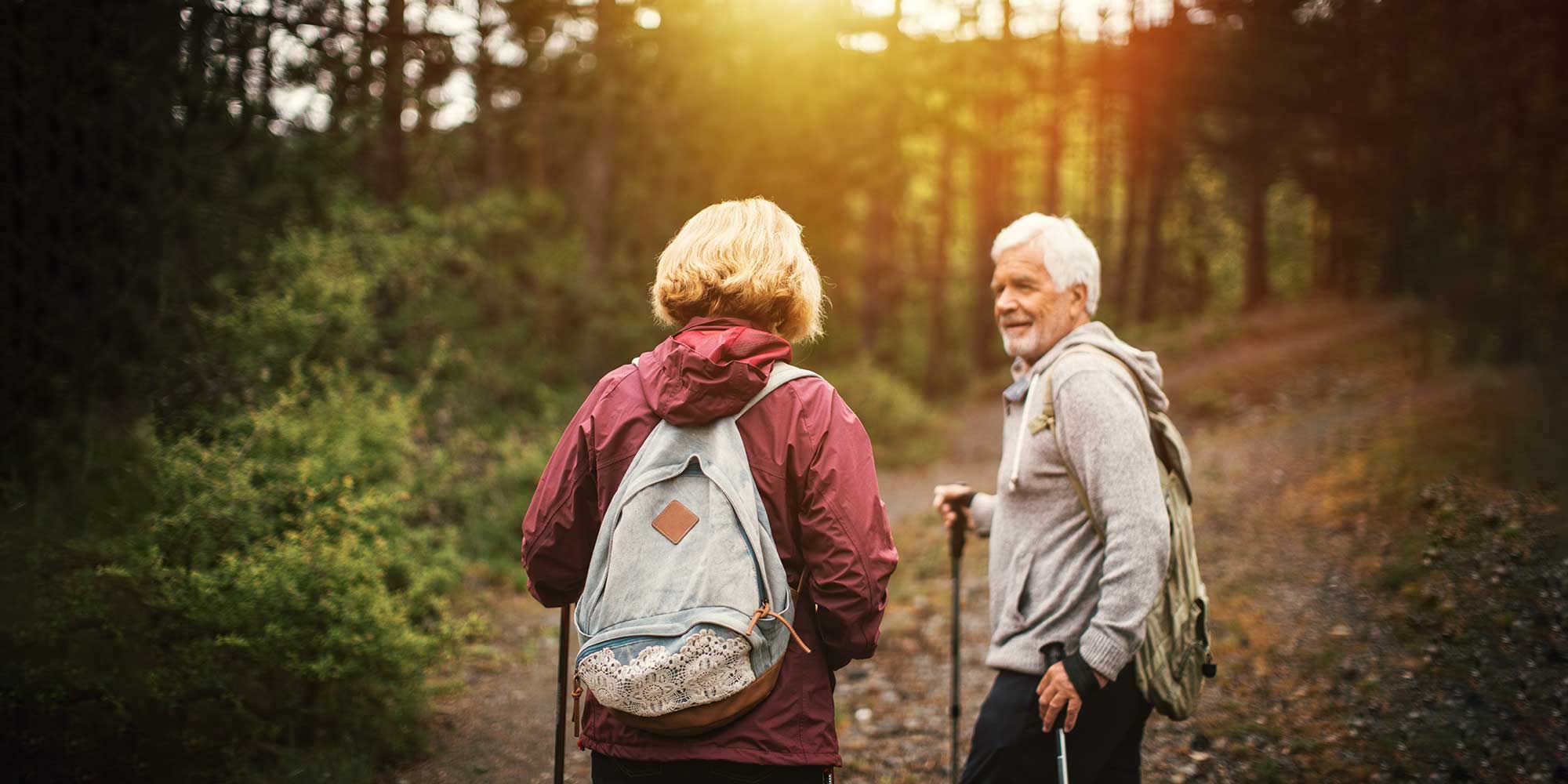 Senior Couple Hiking