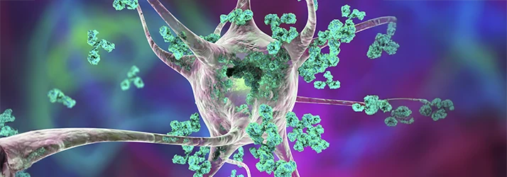 Microscopic illustration representing autoimmune therapy in functional medicine